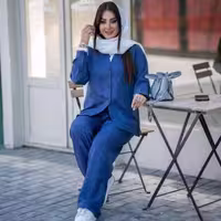 ست دوتیکه شومیز و شلوار صوفیا مدل روژیار