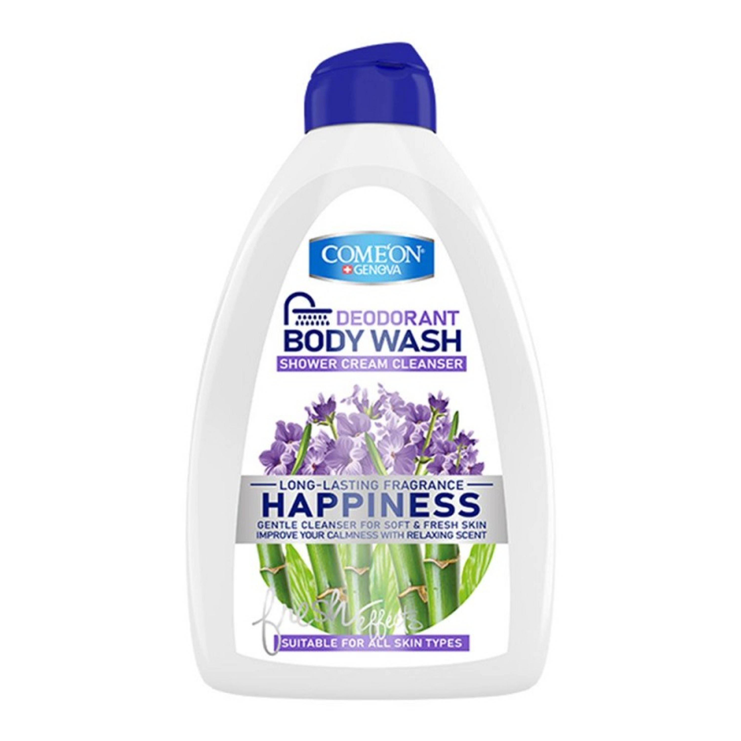 شامپو بدن کرمی کامان مدل happiness حجم 510mL