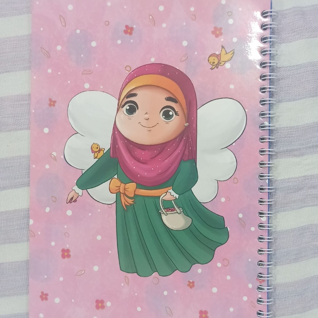 دفتر نقاشی 50 برگ سیمی طرح فرشته
