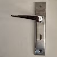 دستگیره درب چوبی 1107 کروم کلیدی مخصوص درب اتاق