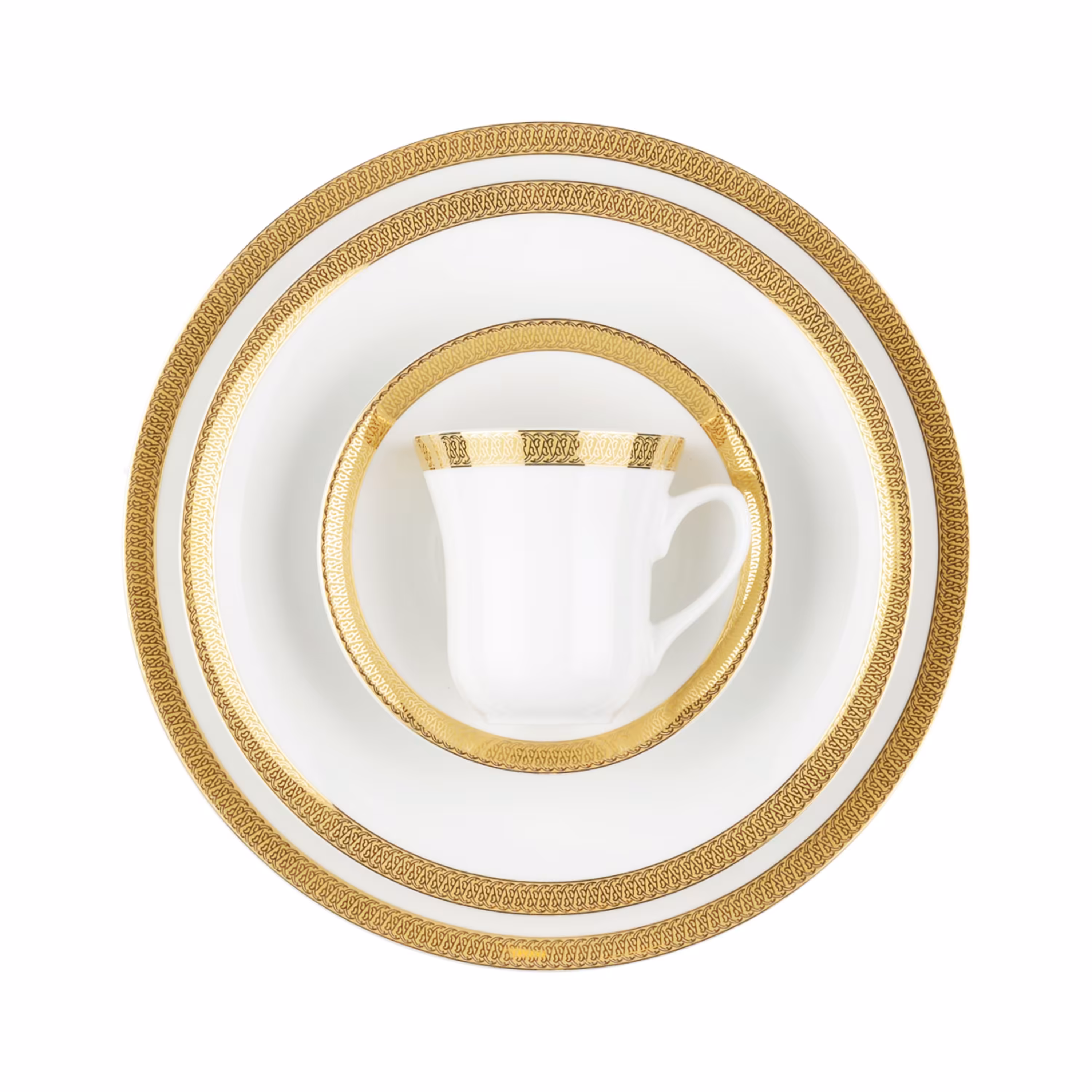 سرویس چینی زرین 12 نفره 108 پارچه سه اسلیمی درجه یک