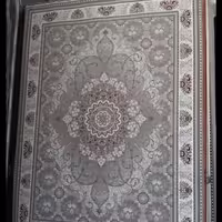 فرش ماشینی 12 متری 700 شانه تراکم 2550 صد در صد نخ نقشه چکاوک رنگ فیلی. ارسال رایگان