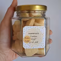 کوکی کره ای قلبی (شیشه ی 500 سی سی 6 گوش)