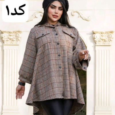 پانچو بافت زنانه پشمی فوترخارجی مدل کاملیا
