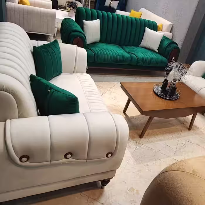 مبل راحتی با رنگ بندی