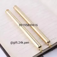 خودکار روکش طلا  با جعبه اورجینال و شناسنامه اصالت کالا 