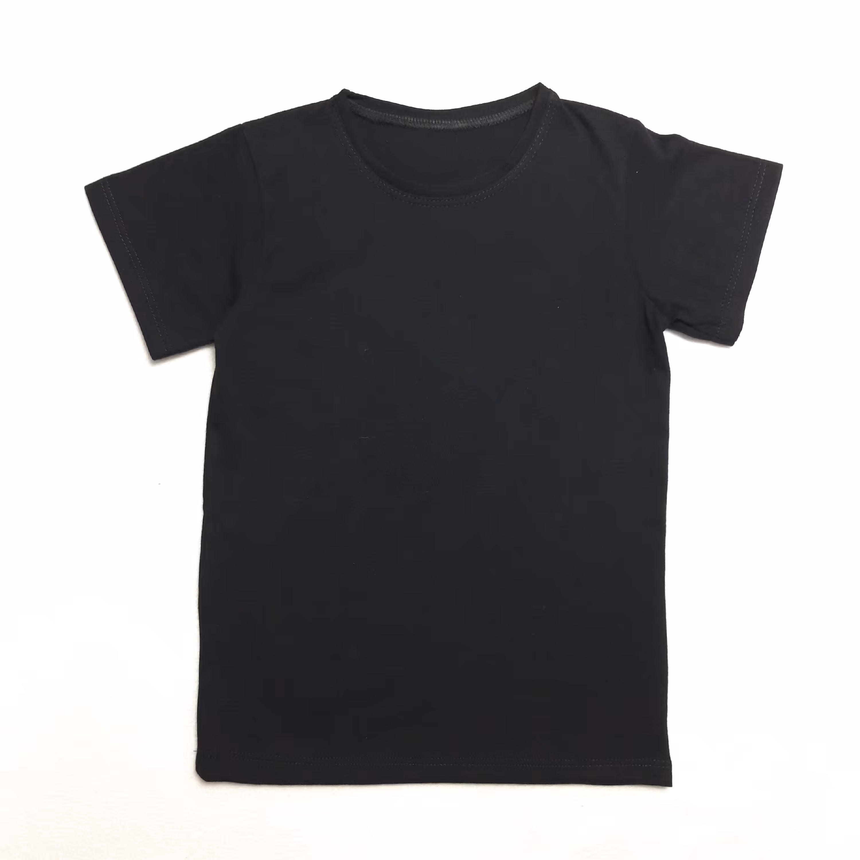 تیشرت مشکی محرمی  بچه گانه بدون چاپ 100 درصد پنبه لاکرا نرم و خنک