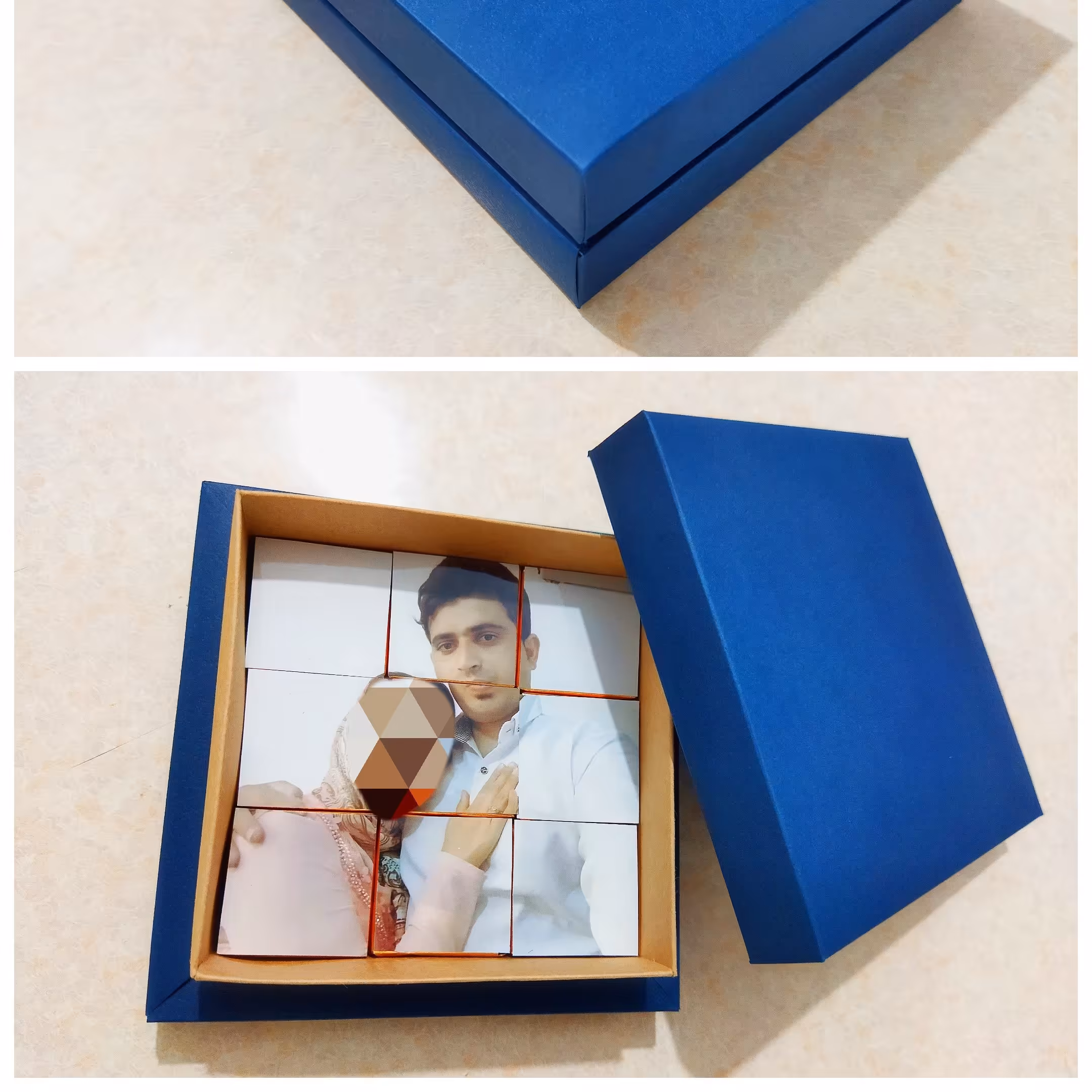 شکلات تصویری پازلی با چاپ عکس دلخواه