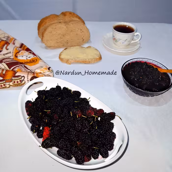 مربای شاه توت خانگی (500 گرمی)