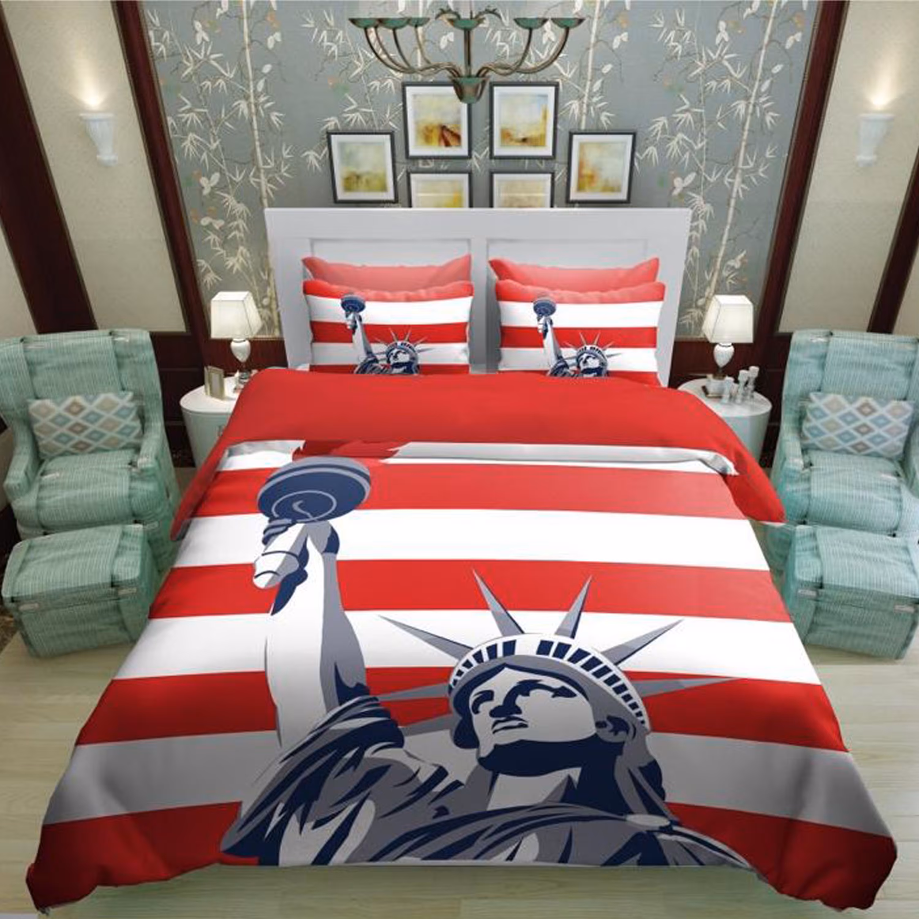 سرویس روتختی 2 نفره تنسل چاپی برندترک لند(Turk Land) rs 87