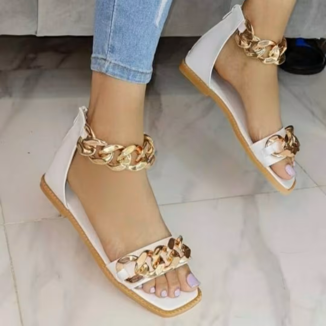 کفش صندل زنانه مدل زنجیره ای 