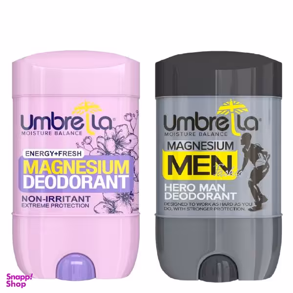 استیک ضدتعریق زنانه آمبرلا (Umbrella) مدل انرژی + استیک ضدتعریق مردانه مدل هیرومن حجم 75 میلی لیتر