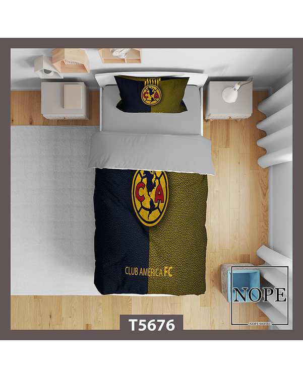 سرویس لحاف روتختی کودک یک نفره 5 تکه نوپه هوم Nopehome طرح Club America کد T5676
