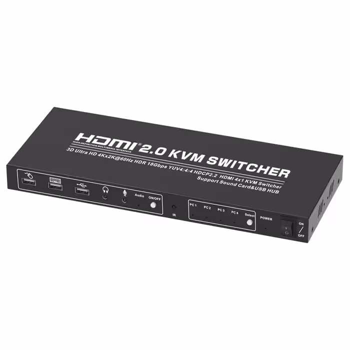 KVM سوئیچ 4 پورت تی سی تی TC-KSW-41U