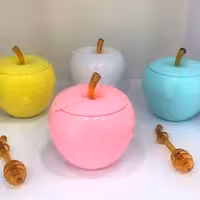 عسل خوری فانتزی طرح سیب BARAL

