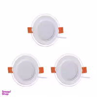 پنل ال ای دی 7 وات پارس شعاع توس مدل گلاریس بسته 3 عددی