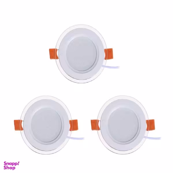 پنل ال ای دی 7 وات پارس شعاع توس مدل گلاریس بسته 3 عددی