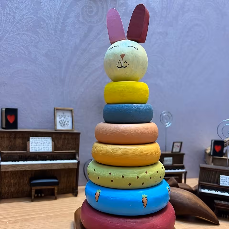 اسباب بازی چوبی برج هوش1