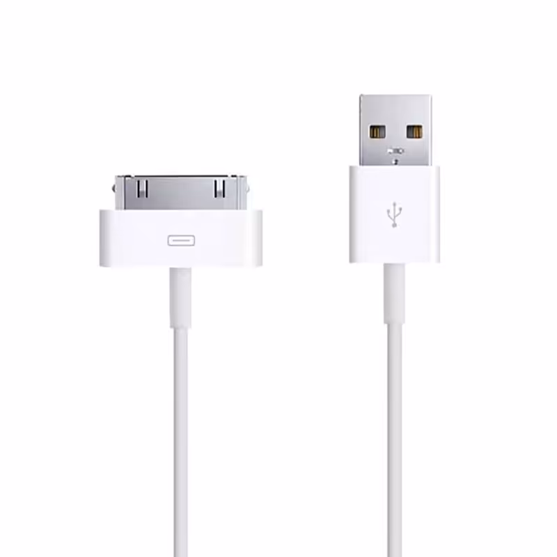 کابل آیفون 4 سفید