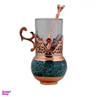 فنجان فیروزه‌کوبی آقاجانی کد F018