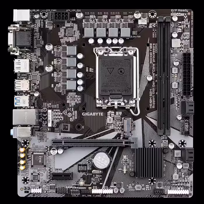 مادربرد گیگابایت مدل H610M S2H V2 DDR4 (rev. 1.0) با ضمانت سه ساله اواژنگ