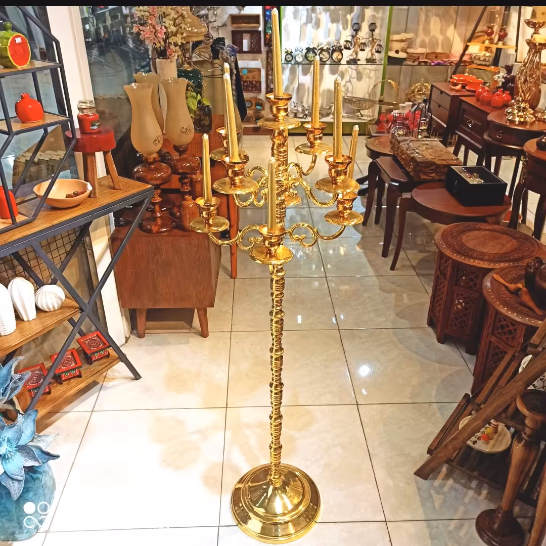 شمعدانی  شمعدانی کنارسالنی شمعدانی طلایی کد2