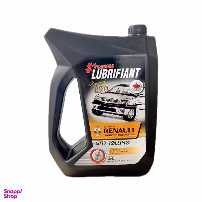 روغن موتور لوبریفنت کانادا مدل sm 10w40 حجم 5 لیتر مناسب رنو