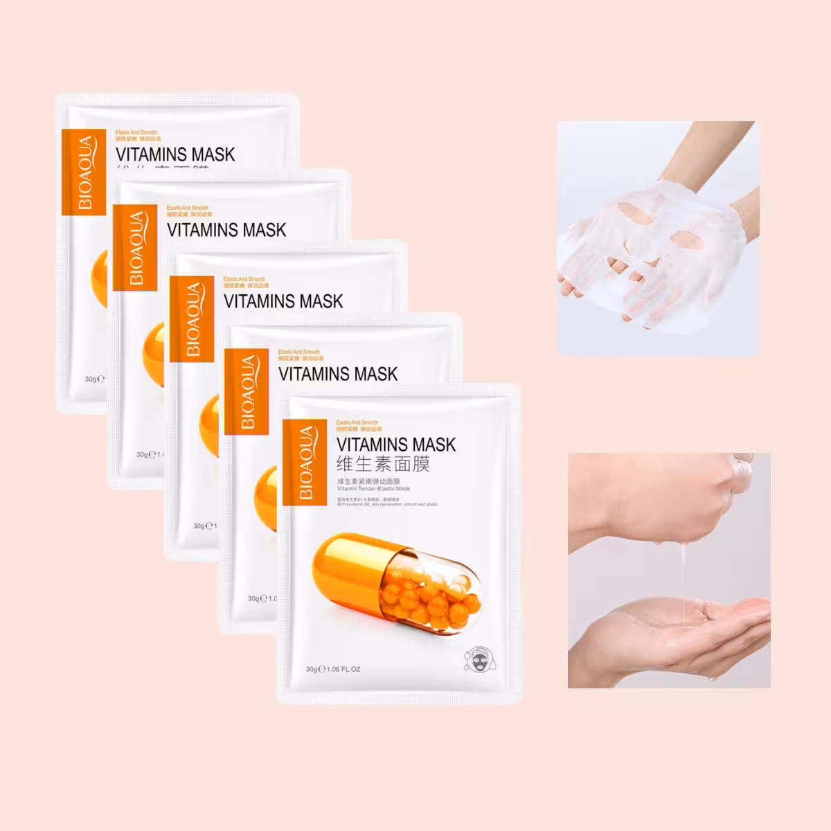 ماسک کپسول ورقه ای بیوآکو