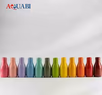 بطری شیشه ای طرح اسکای 15 رنگی