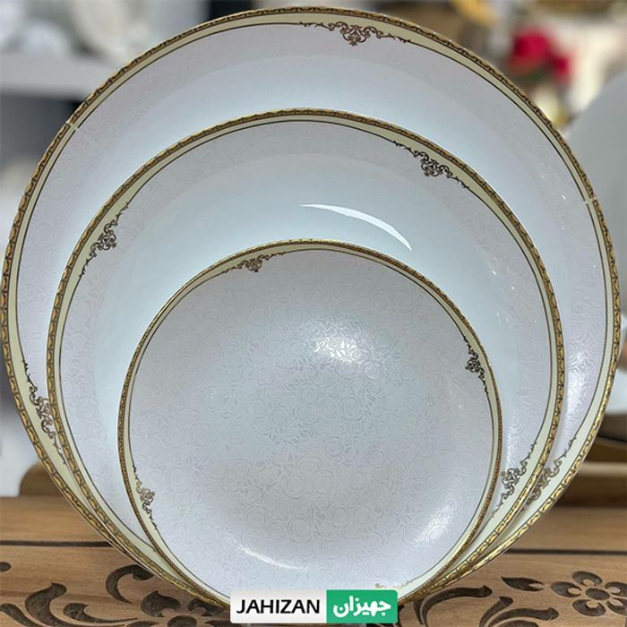 سرویس آرکوپال 26 پارچه مدل بهار کرم لب طلا