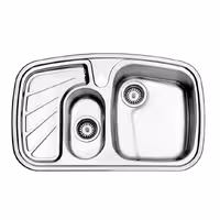 سینک ظرفشویی استیل البرز مدل608توکار 