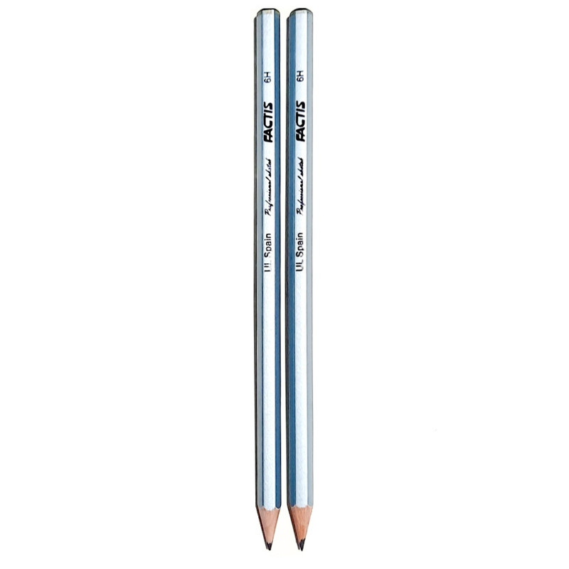 مداد طراحی فکتیس مدل 6H کد FAC-6H بسته 2 عددی