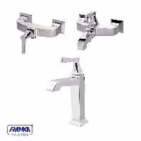 ست شیرآلات kwc مدل کلاسیک کروم