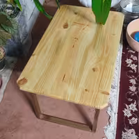 میز تحریر ولب تاب نشسته چوبی