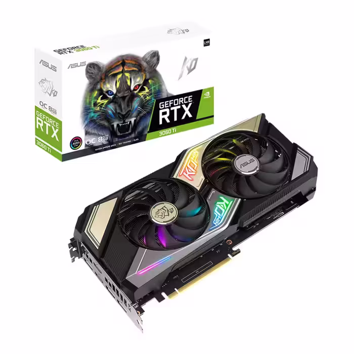 کارت گرافیک ایسوس KO GeForce RTX 3060 Ti V2 OC Edition 8GB LHR