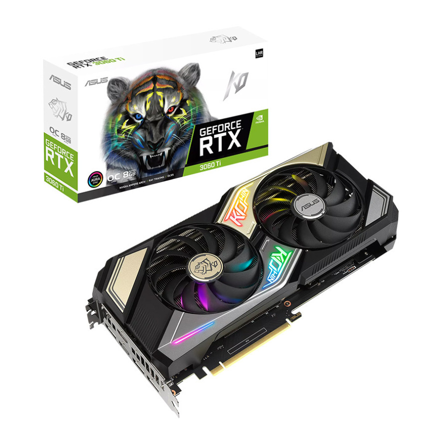 کارت گرافیک ایسوس KO GeForce RTX 3060 Ti V2 OC Edition 8GB LHR