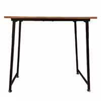 میز پایه بلند تاشو و کم جا مدل L6090-1 یک تکه مناسب پذیرایی کار مطالعه و لپ تاپ