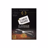قهوه فوری کلاسیک 25 عدد کارته نوآ ( کارته نویر ) - carte noire