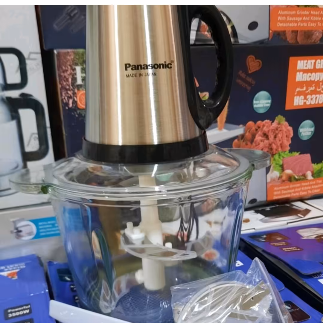 خرد کن 3.5لیتری پاناسونیک همراه همزن و موتور سنگین باارسال رایگان 