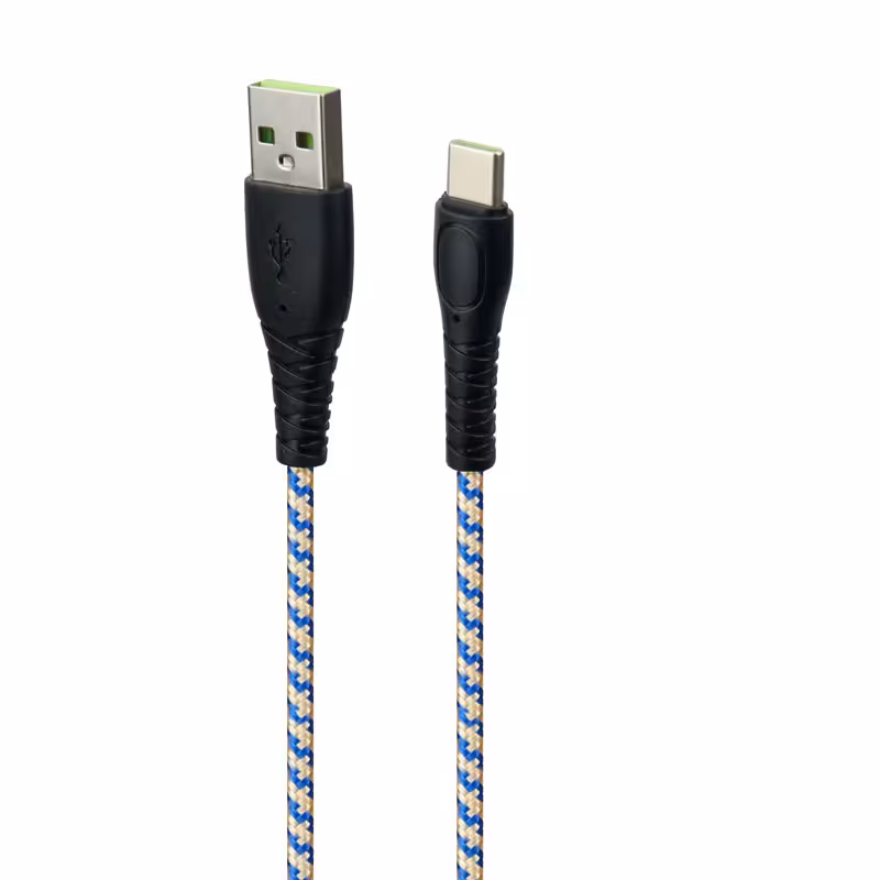 کابل شارژ و دیتا Type-C برند تسکو مدل TC C203 3A طول 1مترTSCO TCC203 3A 1m USB To Type-C Cable