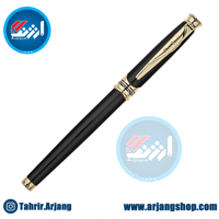 خودنویس پیر کاردین مشکی گیره زرد مدل Jupiter-Gl