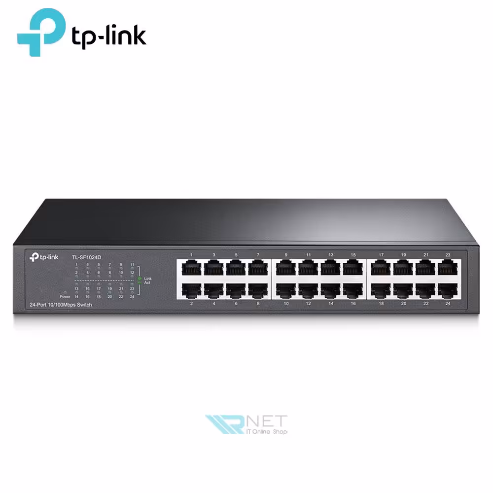 سوئیچ شبکه 24 پورت دسکتاپ تی پی لینک مدل TP-Link TL-SF1024D