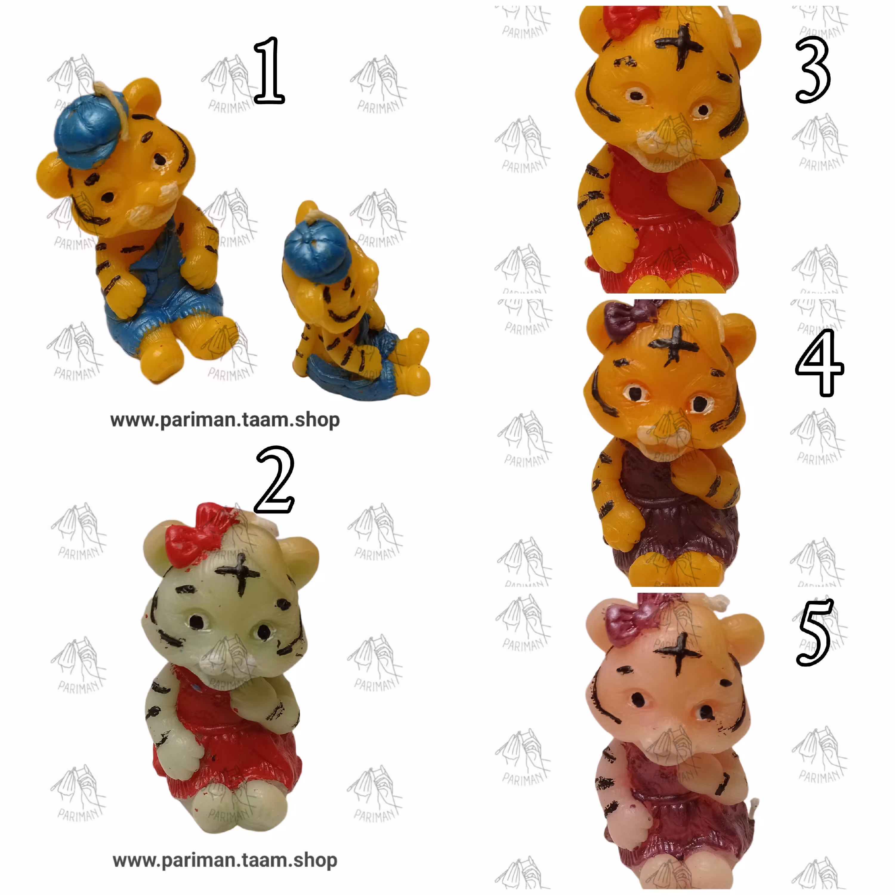 شمع ببر نماد سال 1401