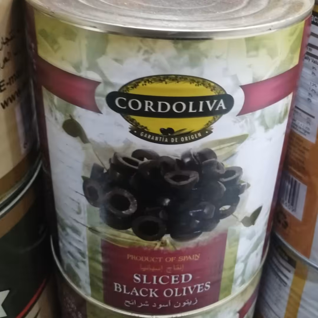 زیتون سیاه اسلایس3000گرمی