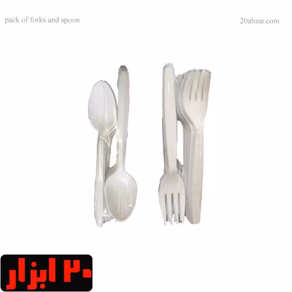 پک قاشق و چنگال یکبار مصرف گیاهی