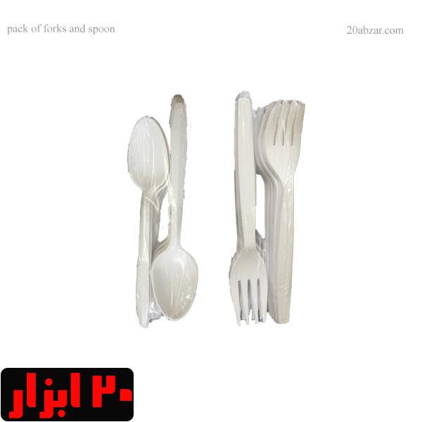 پک قاشق و چنگال یکبار مصرف گیاهی