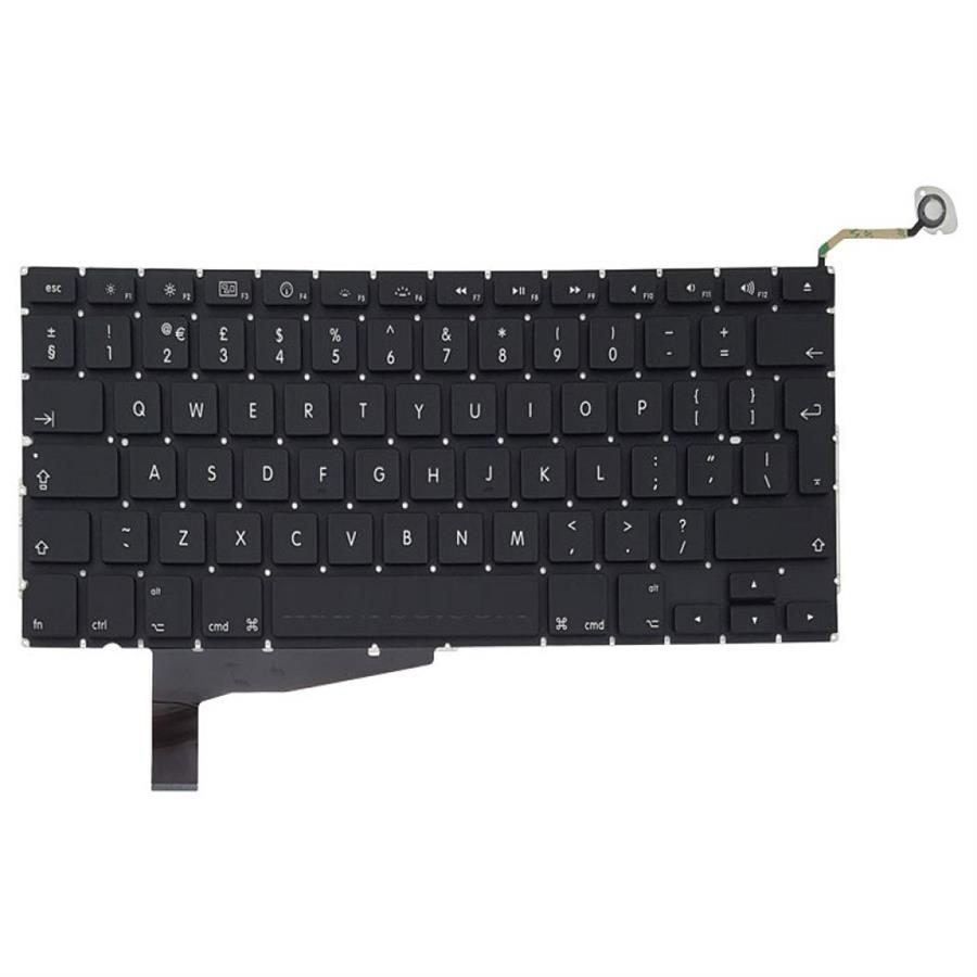 کیبورد لپ تاپ اپل MacBook Pro A1286 LAT 2008 مشکی اینتربزرگ به همراه کلید پاور