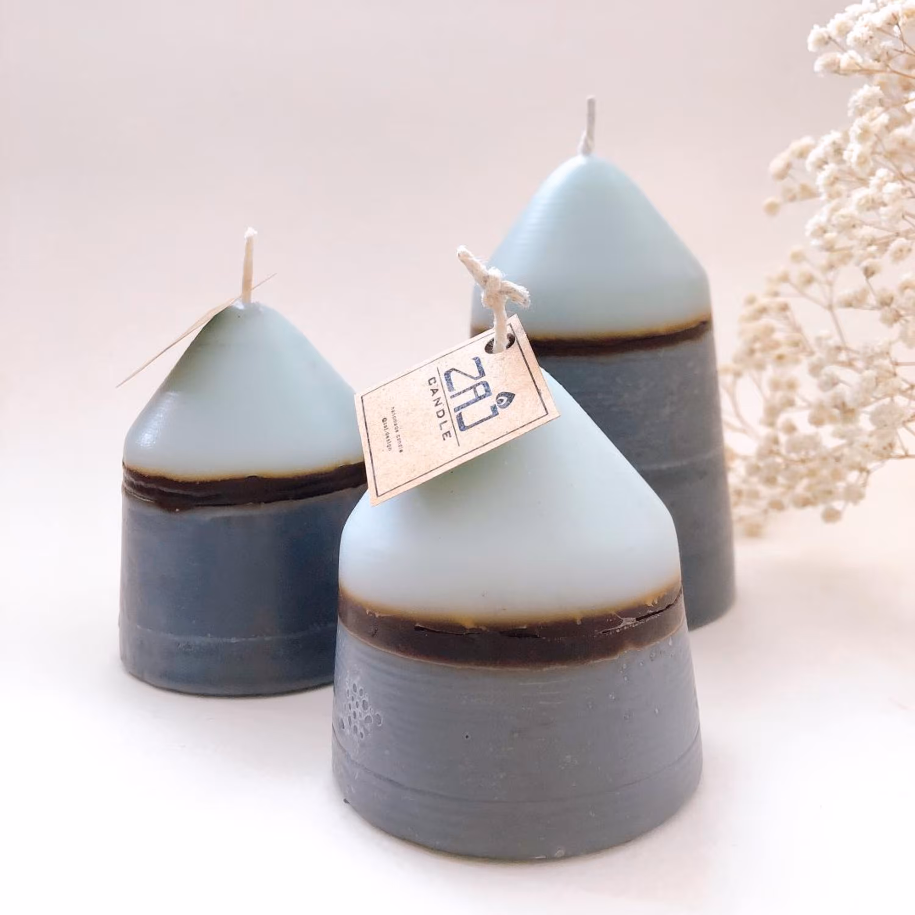 ست سه عددی شمع موشکی دست ساز