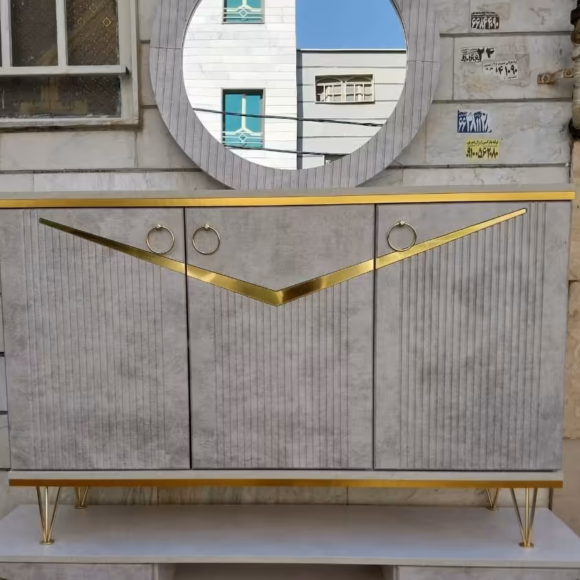 آینه کنسول خطی(ارسال شهرستان باربری پسکرایه)