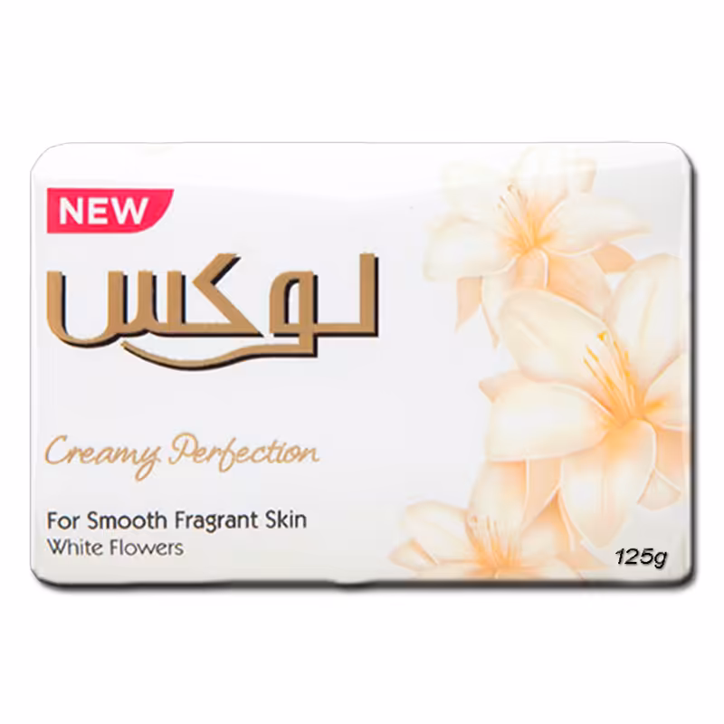 صابون گل های سفید لوکس 125 گرمی